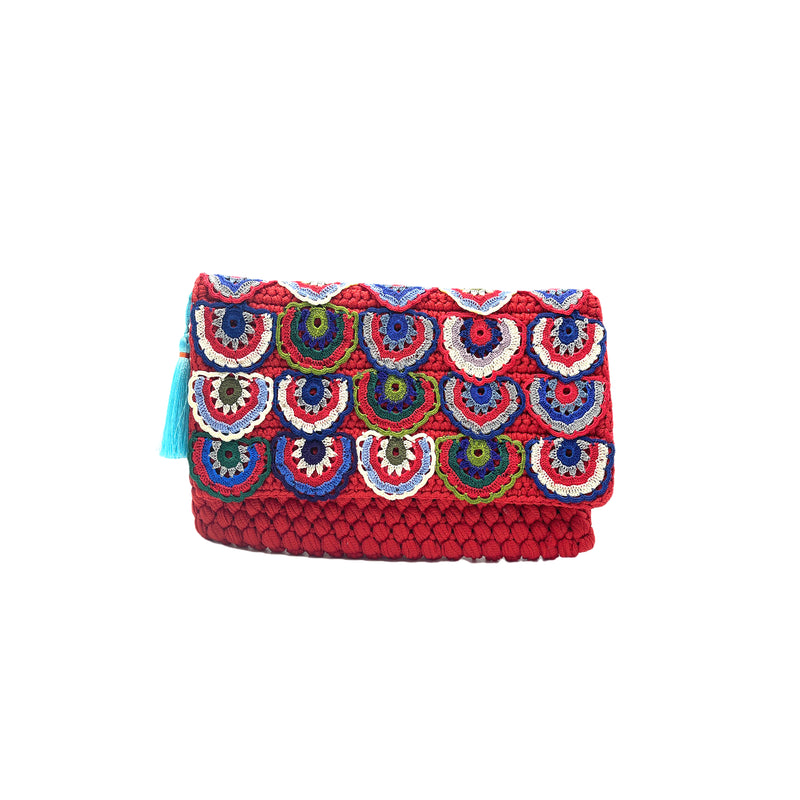 TT Motif Multicolor Red